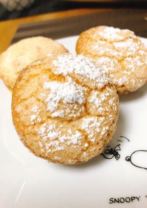 クリームチーズと柿のブッセ-レシピのメイン写真