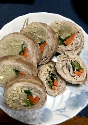 【男飯】豚バラ野菜巻き-レシピのメイン写真