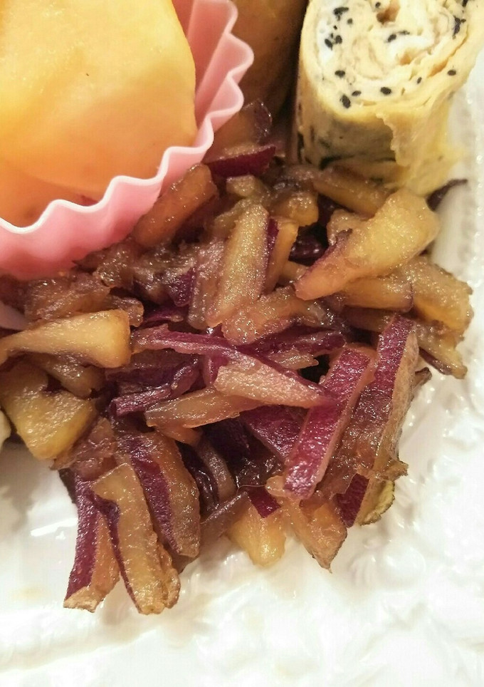 さつまいもの皮のしっとりバター醤油炒め-レシピのメイン写真