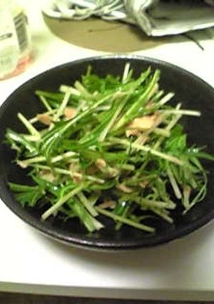水菜とシーチキンのサラダ-レシピのメイン写真