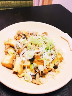 厚揚げ豚肉キノコの旨辛味噌炒め-レシピのメイン写真