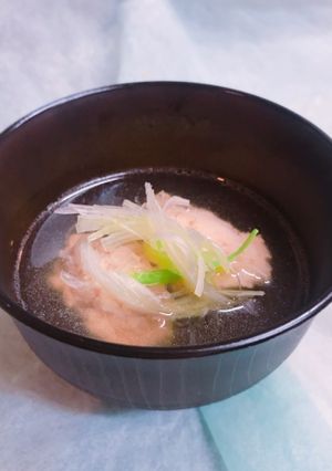 残ったマグロのタタキで簡単！つみれ汁-レシピのメイン写真