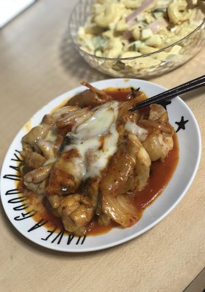 チーズダッカルビ風-レシピのメイン写真