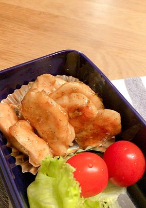 お弁当に♡鶏むね肉の柚子こしょう焼き♡-レシピのメイン写真