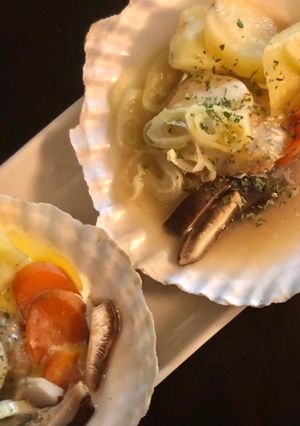 殻付きホタテのちゃんちゃん焼き-レシピのメイン写真
