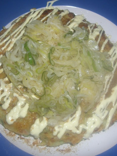 ソース無し!♡ネギ塩マヨ♡のお好み焼き♬-レシピのメイン写真