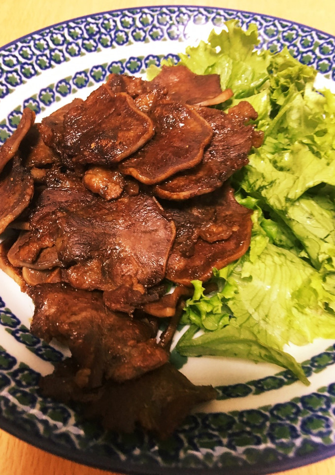 豚タンのしょうが焼き-レシピのメイン写真