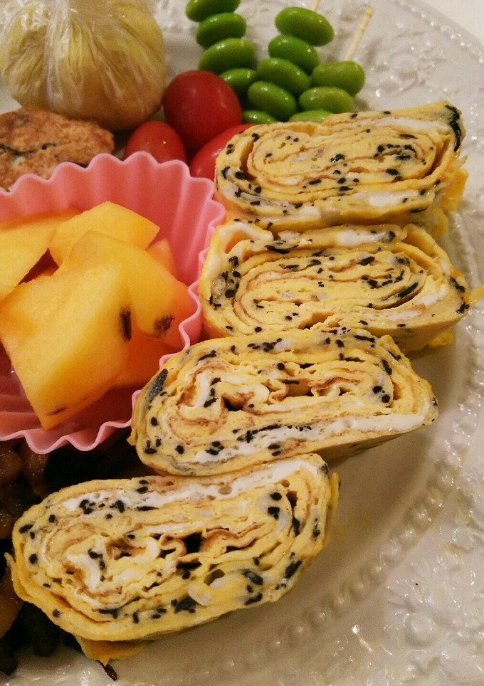 しらすとひじきの玉子焼き-レシピのメイン写真