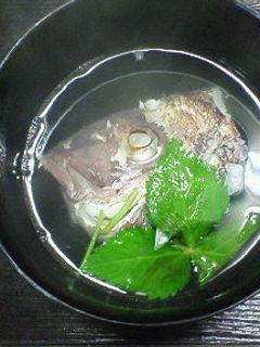 鯛のすまし汁-レシピのメイン写真