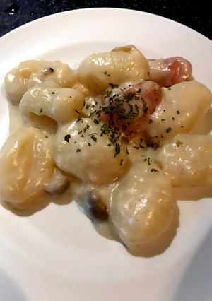 牛乳☆でベシャメルソースポテトニョッキ-レシピのメイン写真