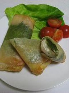 木綿豆腐のとろ~り春巻き-レシピのメイン写真