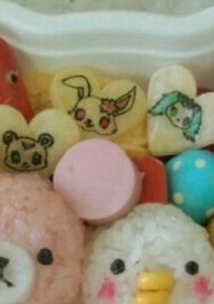 弁当にぴったり可愛いキャラチーズ-レシピのメイン写真