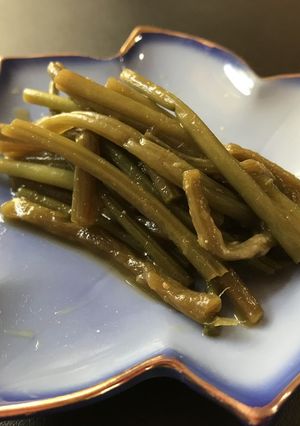 いもづるの下処理・わさび醤油漬け-レシピのメイン写真