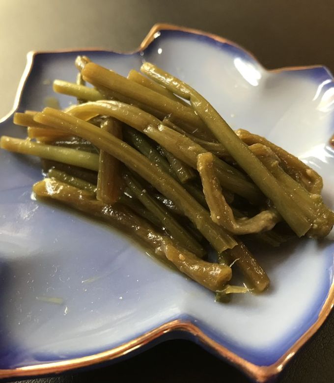 いもづるの下処理・わさび醤油漬け-レシピのメイン写真