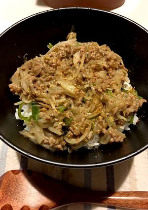 ◆もやしとひき肉の甘辛丼◆-レシピのメイン写真