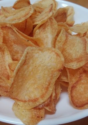 自宅でポテトチップ-レシピのメイン写真