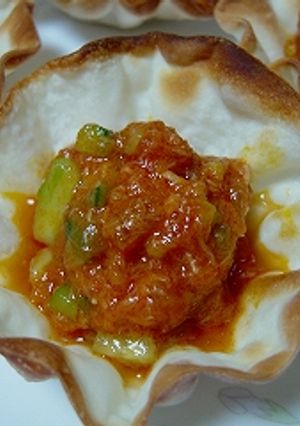 パリパリなツナトマト-レシピのメイン写真