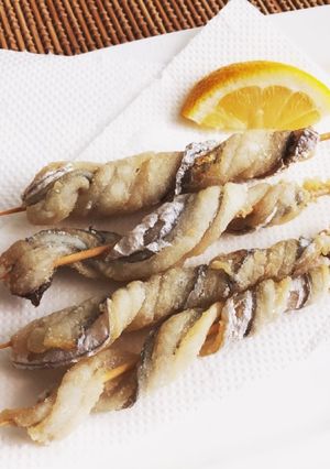 太刀魚のぐるぐる巻き揚げ-レシピのメイン写真