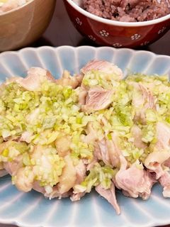 ゆで鶏のねぎ塩ソース-レシピのメイン写真