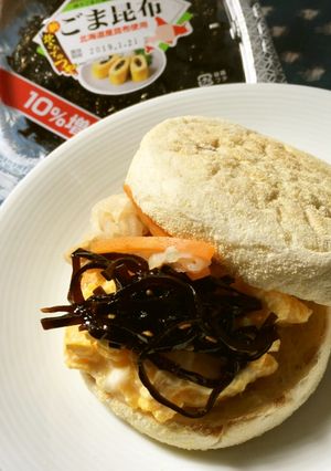 和風マフィンサンド-レシピのメイン写真