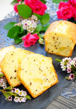 【薩摩芋の蜂蜜黒ごまミニパウンドケーキ】-レシピのメイン写真