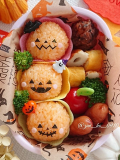 簡単キャラ弁☆ジャックのハロウィン弁当-レシピのメイン写真