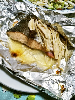 秋鮭ときのこのホイル焼き-レシピのメイン写真