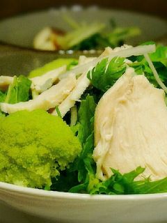 サラダチキンのせグリーンサラダ-レシピのメイン写真