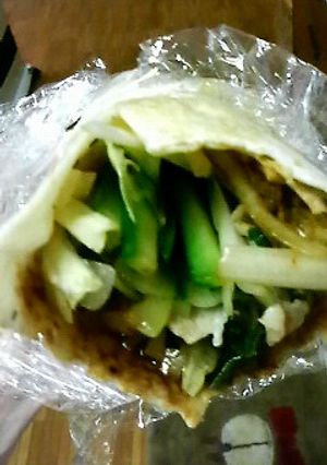 簡単トルティーヤで☆春餅風～☆-レシピのメイン写真