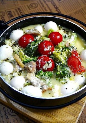 簡単！悪魔のチーズ鍋☆豆乳ゆで卵鍋-レシピのメイン写真