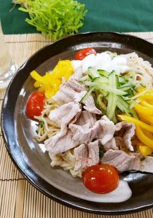 甘辛さっぱり中華風そうめん（健康食）-レシピのメイン写真