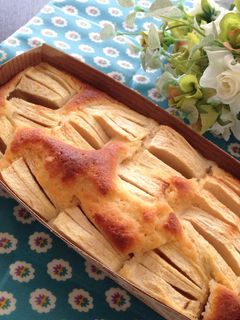 シナモン香る♡焼きリンゴケーキ-レシピのメイン写真