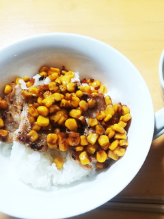 豚コーン丼-レシピのメイン写真