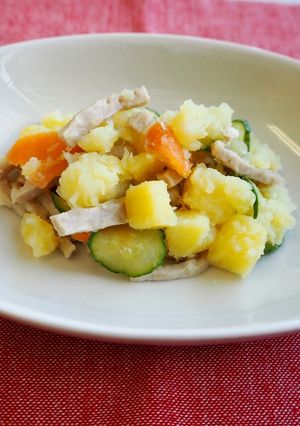 スイートポテトサラダ★神戸学校給食-レシピのメイン写真