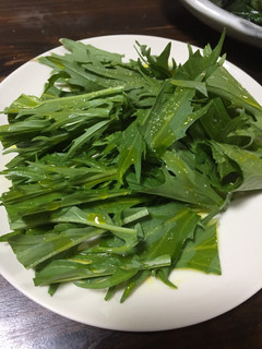 農家の食卓〜水菜のシャキシャキサラダ〜-レシピのメイン写真
