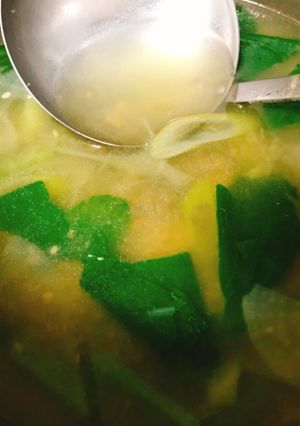 生姜・大根・ねぎ・小松菜の中華風スープ＊-レシピのメイン写真