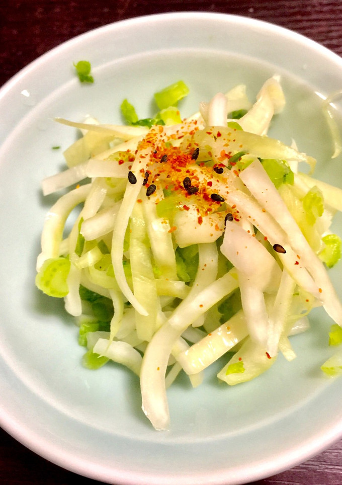 簡単！大根の皮であっさり漬け-レシピのメイン写真