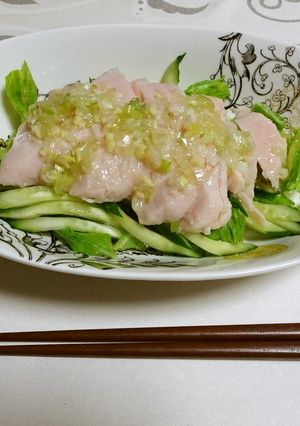 サラダチキン★ネギドレッシング-レシピのメイン写真