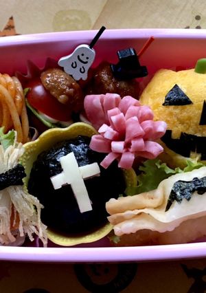 ハロウィン おにぎりお弁当 第3弾-レシピのメイン写真