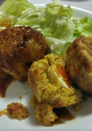 ツナエッグの焼きカレーコロッケ(´▽｀)-レシピのメイン写真