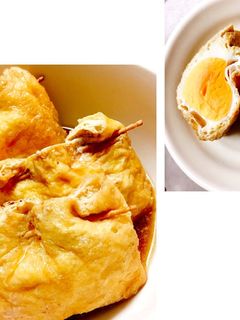 たまご巾着煮〜あぶたま煮〜-レシピのメイン写真