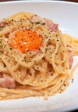 家にあるものだけで本格カルボナーラ-レシピのメイン写真