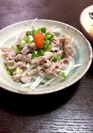 簡単おつまみ玉ねぎスライス豚肉のっけ盛り-レシピのメイン写真