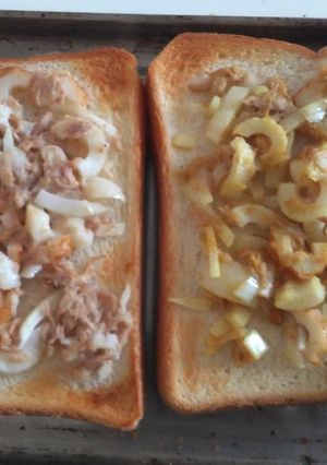 ちくわツナトースト（カレー味もあるよ）-レシピのメイン写真