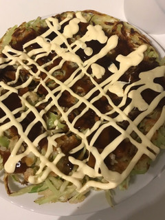 超手抜きお好み焼きwith残りごはん-レシピのメイン写真