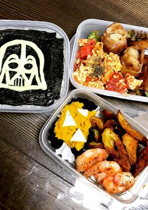 ダースベイダー弁当-レシピのメイン写真