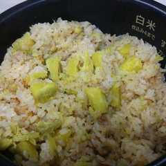 รูปของ さつま芋の炊き込みご飯