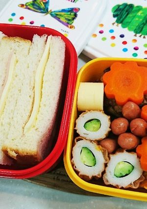 ワーママが作る♪5歳女の子♪遠足のお弁当-レシピのメイン写真
