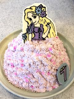 ラプンツェルのドレスケーキ-レシピのメイン写真