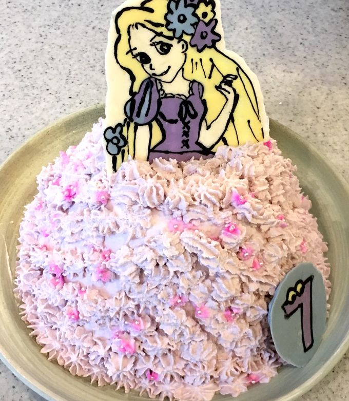 ラプンツェルのドレスケーキ by すいーーてぃーー 【クックパッド